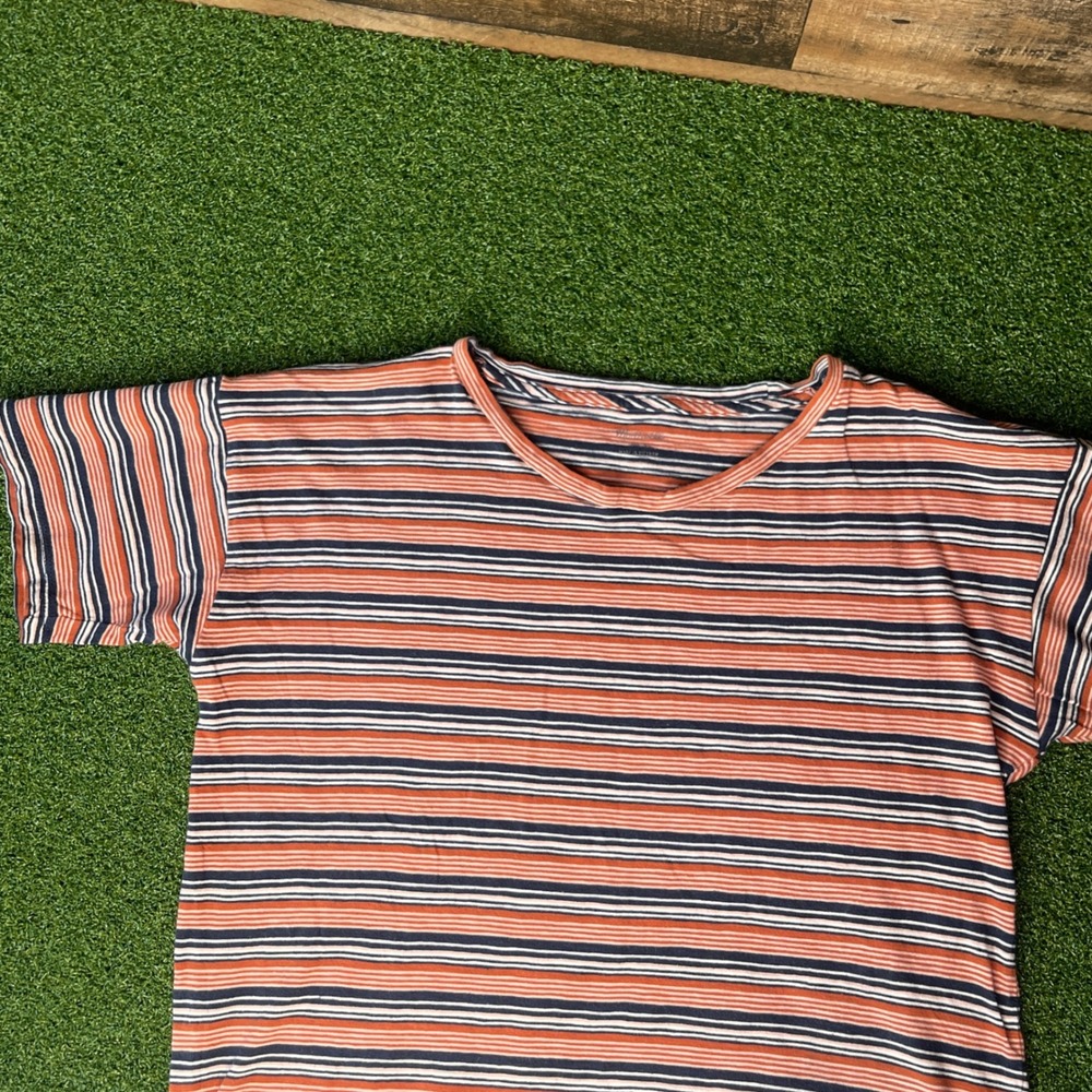 Madewell Striped‎ Casual Everyday Tee Short Sleeve Top Woman's Size Small